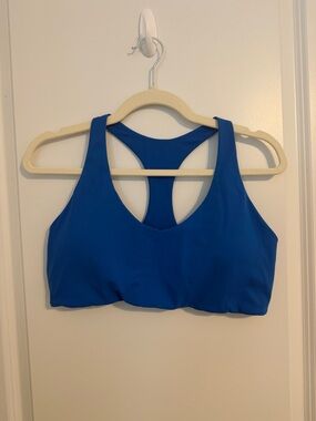CRZ YOGA Bright Blue Racerback Sports Bra